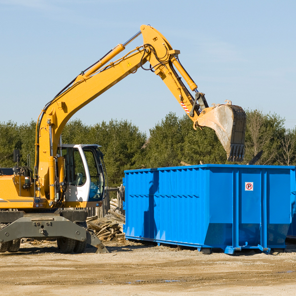 what size residential dumpster rentals are available in Andrew Iowa